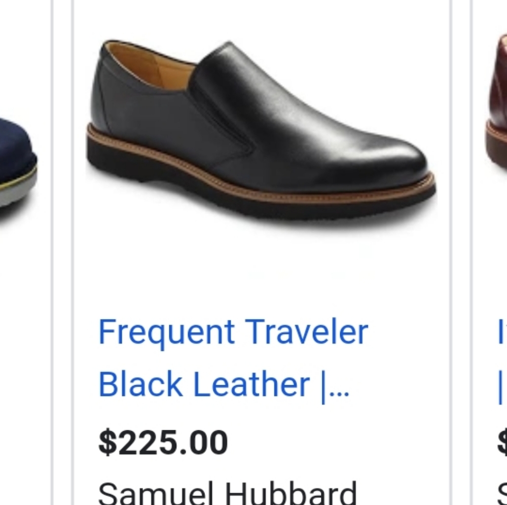 Samuel Hubbard frequent Traveler leather shoes.